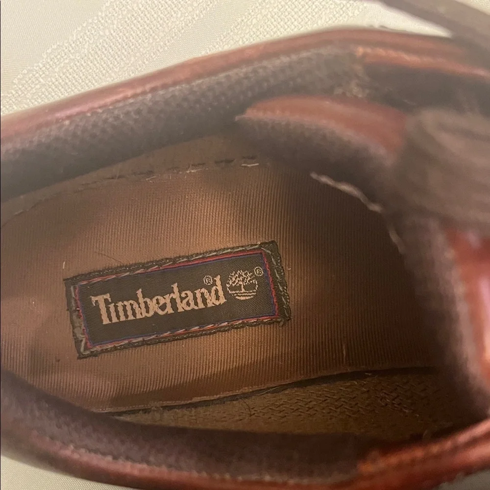 Timberland Men's Dark Brown Leather Oxfords size 9.5